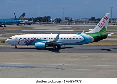 14 November 2016 Sydney International Airport, Australia: Air Vanuatu B737-800