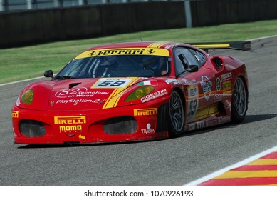 15 September 2006: #59 Ferrari F430 GTC Of Scuderia AF Corse Team Driven By Aguas / Salo During FIA GT Championship Round Of Mugello Circuit In Italy.