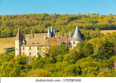 15 September 2019. The historic Château de la Rochepot in Burgundy,  France.