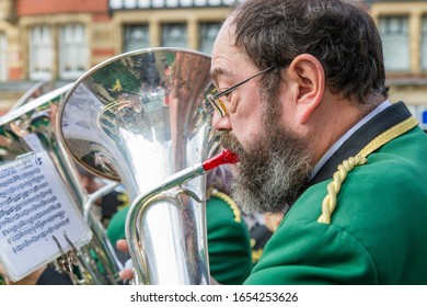 15.09.2015 Wigan, Manchester, UK
Brass Band Play At The Annual Wigan Diggers Festival To Celebrate The Life Of Gerrard Winstanley