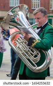 15.09.2015 Wigan, Manchester, UK
Brass Band Play At The Annual Wigan Diggers Festival To Celebrate The Life Of Gerrard Winstanley