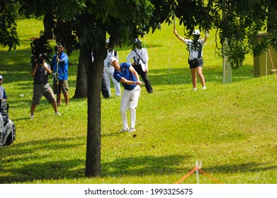 15-17 JANUARY 2016, Glenmarie Golf Country Club,Malaysia: Player In Action During The EurAsia Cup 2016 At Glenmarie Golf  Country Club. 