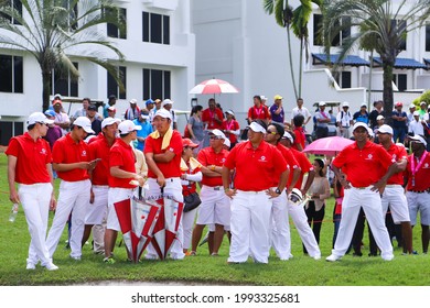 15-17 JANUARY 2016, Glenmarie Golf Country Club,Malaysia: Player In Action During The EurAsia Cup 2016 At Glenmarie Golf  Country Club. 