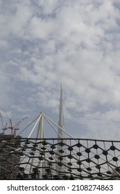 15-January-2022, View Of Burj Khalifa On City Walk, Dubai-UAE