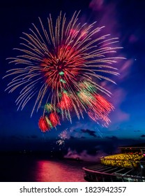 15th August 2018 Fireworks in Sheveningen, Den Haag, Zuid-Holland, Netherlands
