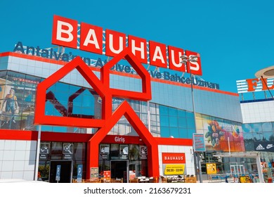 16 May 2022, Antalya, Turkiye: Famous German Bauhaus Chain Store - Selling Goods And Equipment For Home And Gardening