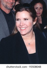 16MAR99:  Actress CARRIE FISHER at the world premiere of "EDtv."  Paul Smith / Featureflash