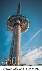 17 February, 2017 - Brghton, UK. Editorial
 Landmarks Of Brighton. The I360 Tower Located On The Seafront In Brighton, UK.