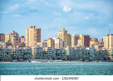 17112018 Alexandria Egypt View Embankment Ancient Stock Photo ...