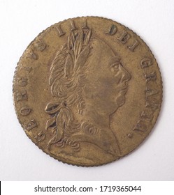 A 1790 George III English Spade Guinea Coin