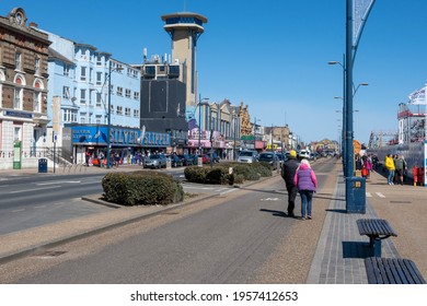 17th April 2021 Great Yarmouth Golden Mile Amusement Arcades Still Partially Closed Due To Covid