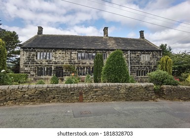 A 17th century house in the village of Soyland above Ripponden, Calderdale, West Yorkshire, UK