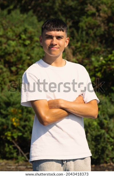 18 Year Old Teen Boy White Stock Photo 2043418373 | Shutterstock