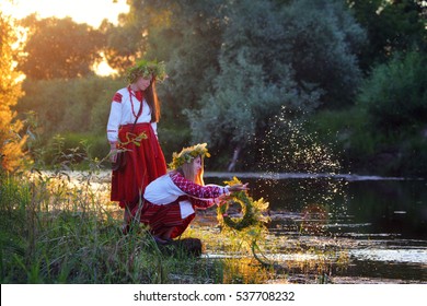 18.06.2016, Belarus, Gomel region, Slavic pagan Kupala feast (Midsummer) - 2016 