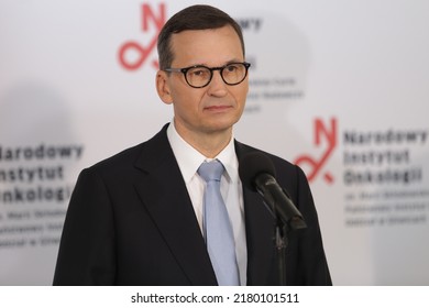 18.07.2022, Gliwice Prime Minister Mateusz Morawiecki Visits The National Cancer Center