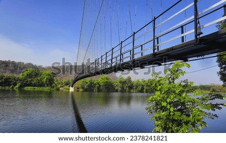 The 183-meter-long Inchathotty Bridge is a hanging-foot bridge located at Thattekad near Kothamangalam in Ernakulam District of Kerala, India.