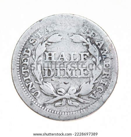 1853 Half Dime USA Coin