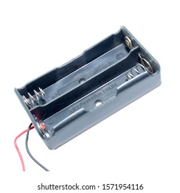 18650 3.5v Battery Holder Case mount Black isolated