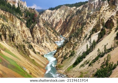 Similar – Foto Bild Yellowstone River Fluss