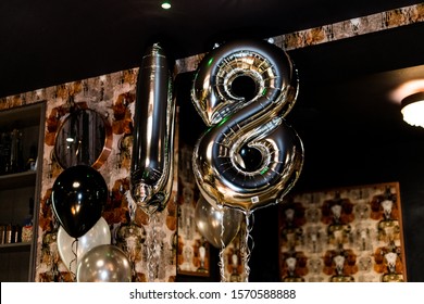 18th Birthday Balloon Celebration Event Background