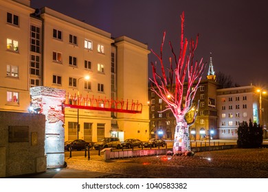 19 November 2017:  Pawiak Prison Museum In Warsaw, Poland