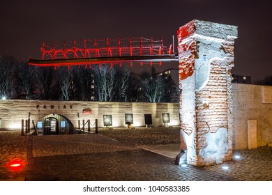 19 November 2017:  Pawiak Prison Museum In Warsaw, Poland