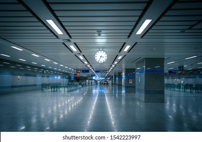 19 October 2019 : In The Thailand Subway Station MRT, Bangkok