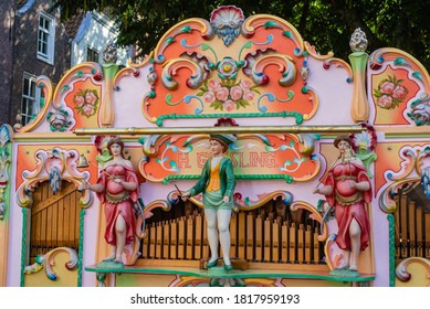 19 September 2020, Leiden, Netherlands, Traditional Dutch Festival “Leidse Draaiorgeldag” Centre Of The City Was Flooded With Music From Barrel Organ