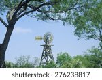 1904 windmill on site of Judge Roy Bean in Langtry, TX