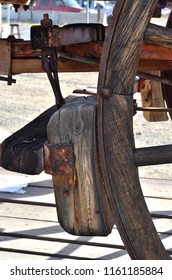 1914 Farm wagon wooden brake