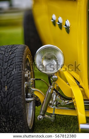 1932 ford phaeton suspension and headlight  
