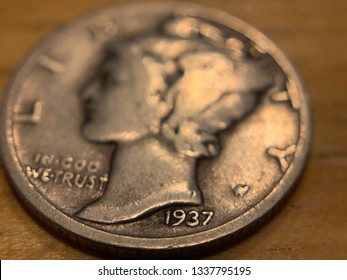 1937 Mercury Dime