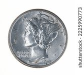 1945 USA Silver Dime Mercury