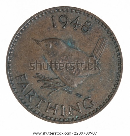 1948 Great Brittian Farthing Coin