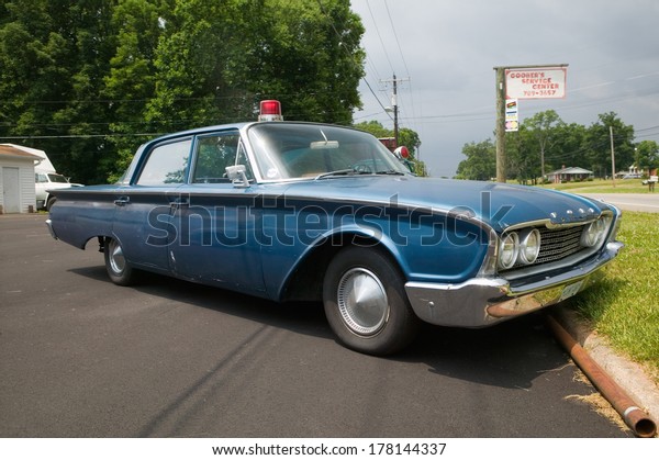 1960 Ford Police Car Mount Airy Stock Photo (Edit Now) 178144337