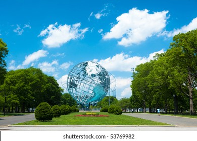 1964 New York World's Fair Unisphere In Flushing Meadows Park