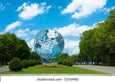 1964 New York World's Fair Unisphere In Flushing Meadows Park