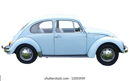 1969 Volkswagen 1500 isolated with clipping path