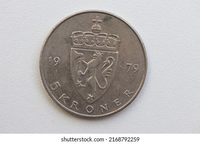 1974 5 KR Olav V Norges Konge Norge coin 5kr coin