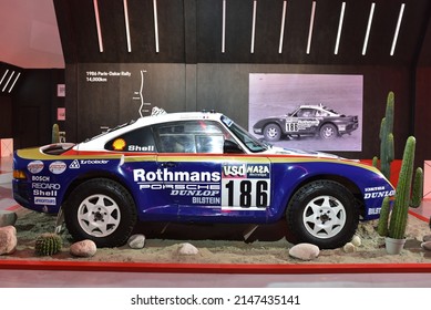 A 1986 Porsche 959 Paris Dakar Rally Car. Filmed At DDP At Eulji-ro 7-ga, Dongdaemun-gu, Seoul On April 19, 2022.