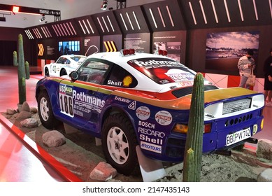 A 1986 Porsche 959 Paris Dakar Rally Car. Filmed At DDP At Eulji-ro 7-ga, Dongdaemun-gu, Seoul On April 19, 2022.