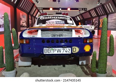 A 1986 Porsche 959 Paris Dakar Rally Car. Filmed At DDP At Eulji-ro 7-ga, Dongdaemun-gu, Seoul On April 19, 2022.