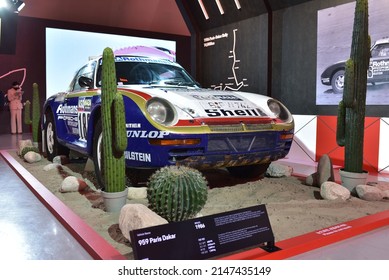 A 1986 Porsche 959 Paris Dakar Rally Car. Filmed At DDP At Eulji-ro 7-ga, Dongdaemun-gu, Seoul On April 19, 2022.