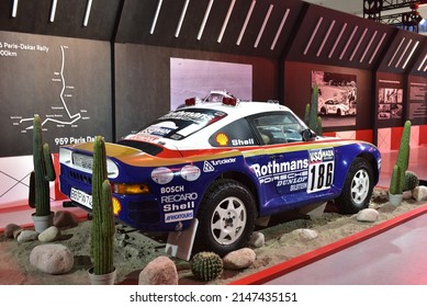 A 1986 Porsche 959 Paris Dakar Rally Car. Filmed At DDP At Eulji-ro 7-ga, Dongdaemun-gu, Seoul On April 19, 2022.