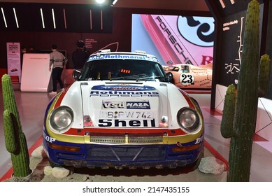 A 1986 Porsche 959 Paris Dakar Rally Car. Filmed At DDP At Eulji-ro 7-ga, Dongdaemun-gu, Seoul On April 19, 2022.