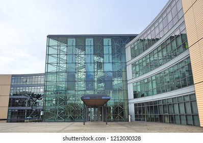 19th October 2018 Dublin. Fingal County Council Glass Building And Tree Sculpture In Blanchardstown.