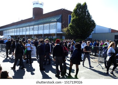 19th September 2019, Dublin, Ireland. Students Making Their Way To The Higher Options Career Fair In The RDS, Ballsbridge.