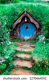 1st of December, 2018: Hobbit House at Hobbiton Movie Set - Matamata, South Island, New Zealand