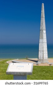 The 1st Infantry Division Monument Near Omaha Beach, Normandy, France