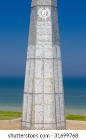 The 1st Infantry Division Monument Near Omaha Beach, Normandy, France